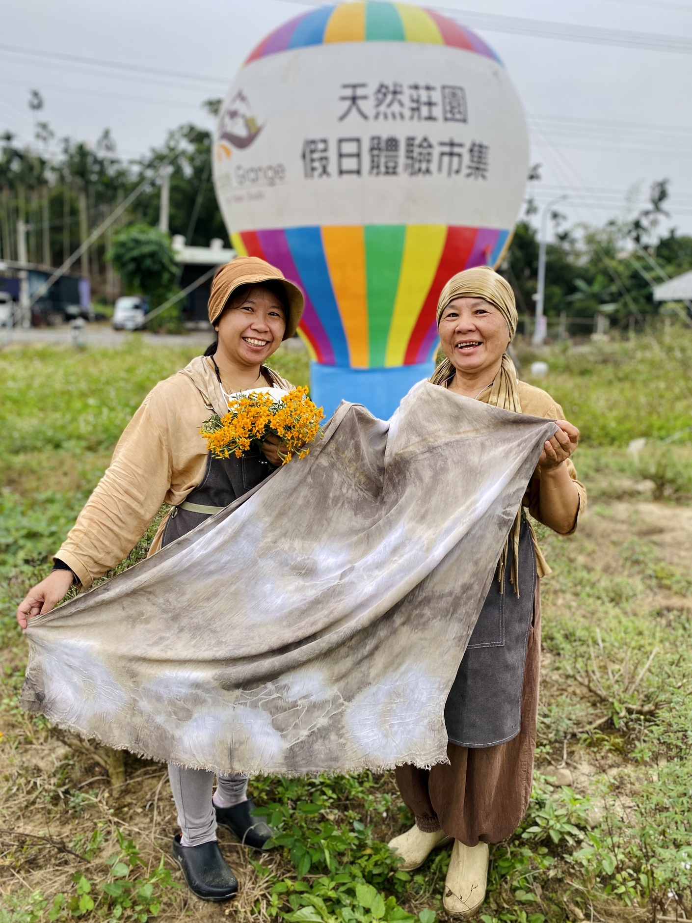 天然莊園沒有斗大招牌，母女倆攜手傳達最自然的美好。