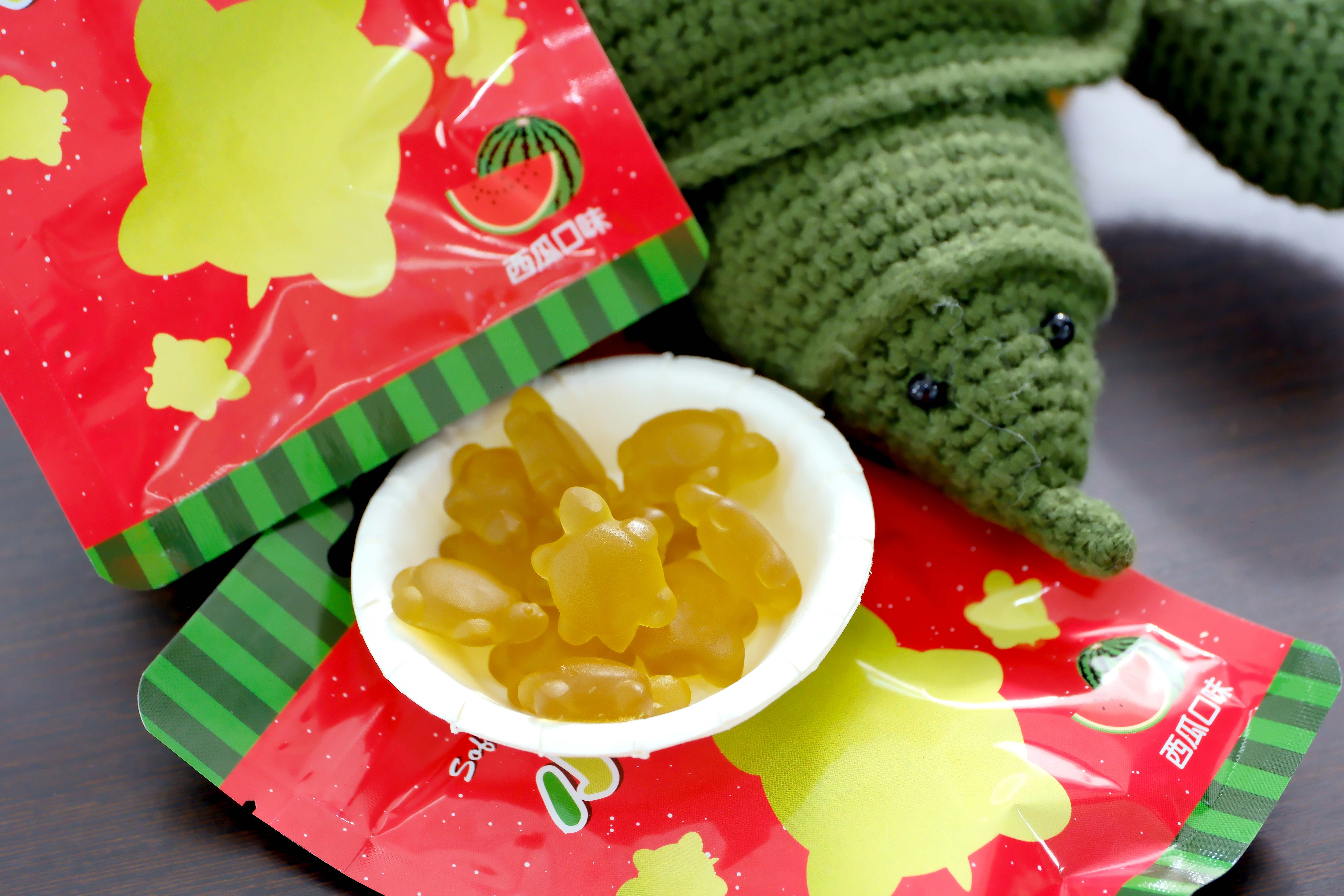 可以預約製作添加鱉粉的甲魚QQ糖，也是熱銷產品。