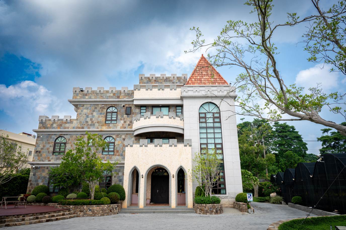 農村城堡耕牛園外觀。