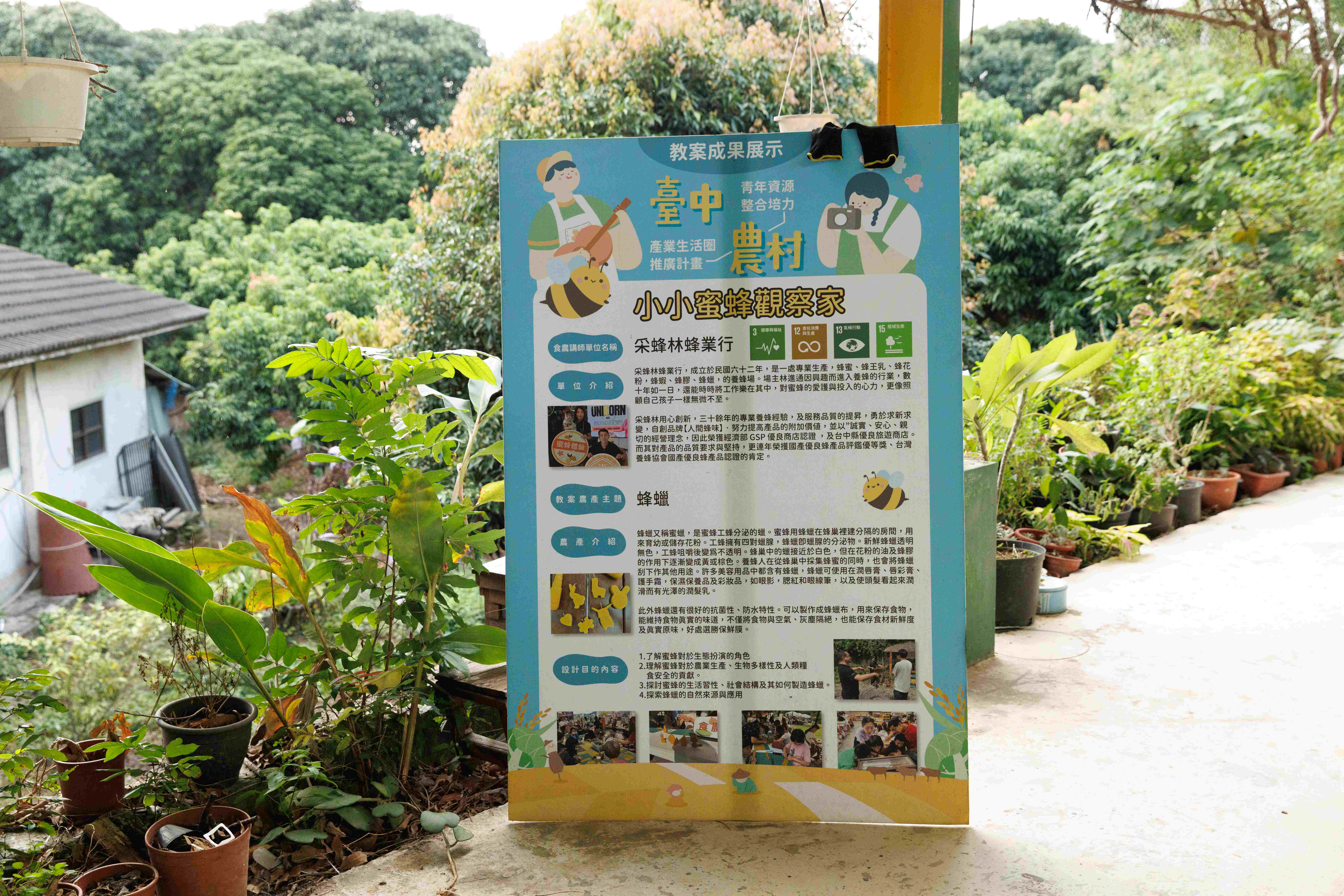 結合在地農村資源，推動蜜蜂小旅行、蜂產品DIY和社區市集等活動，與太平區共好共榮。