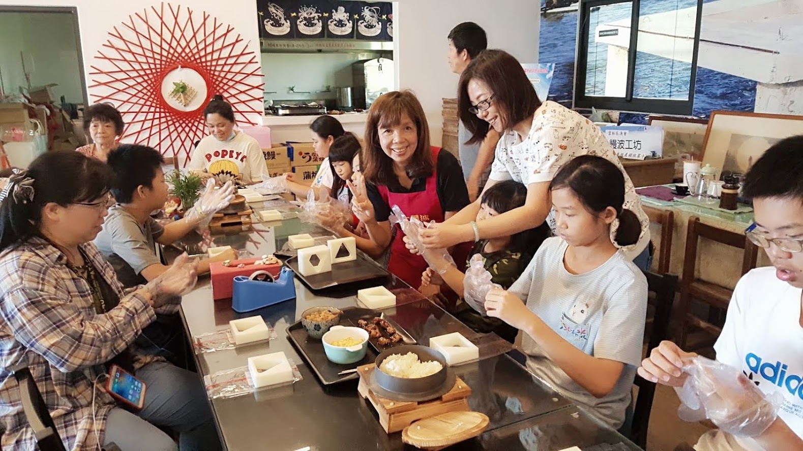 鰻魚御飯糰DIY也是很受歡迎的體驗活動。