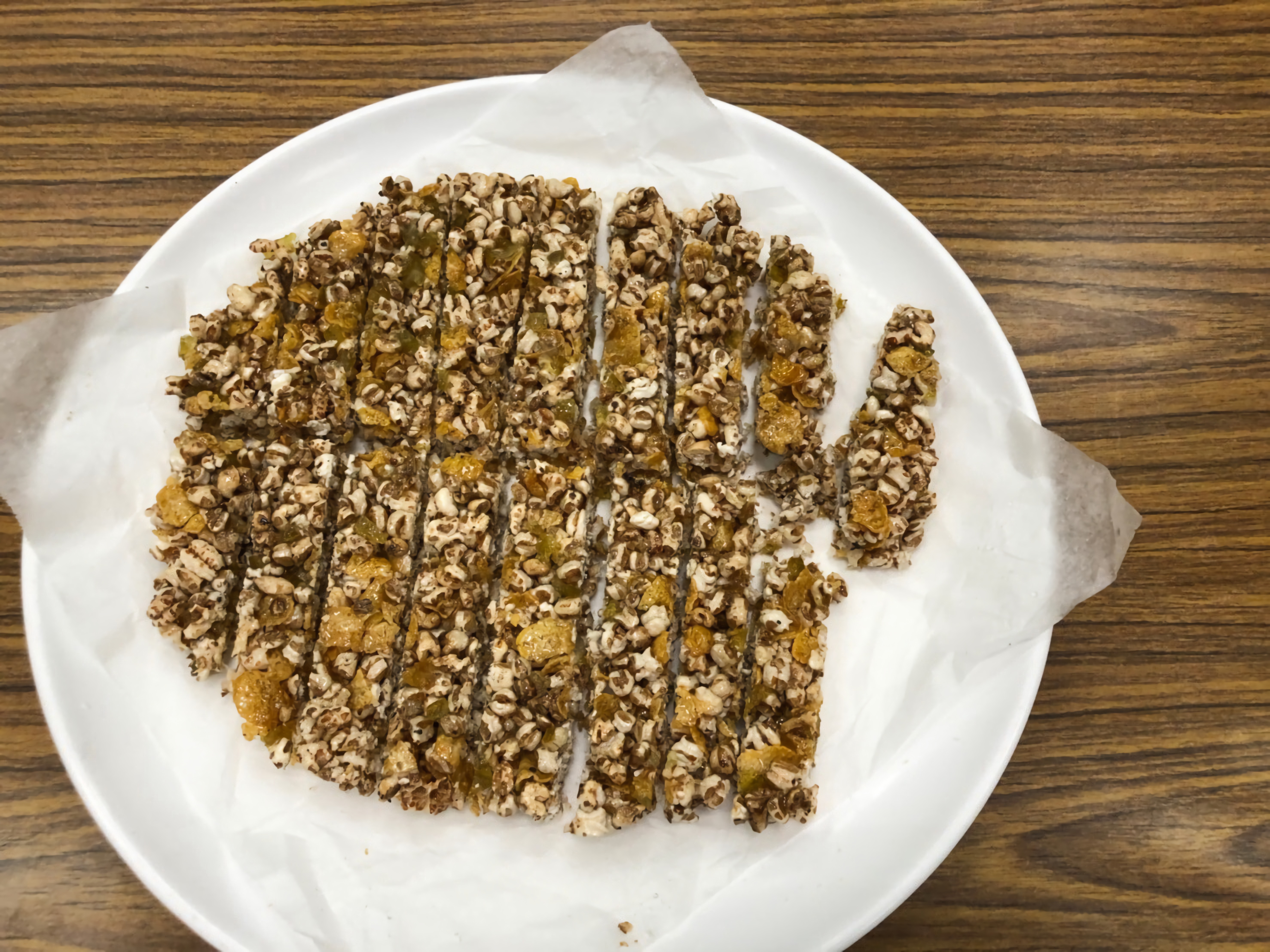 以膨化小麥為主角的柚香麥到爆爆體驗。