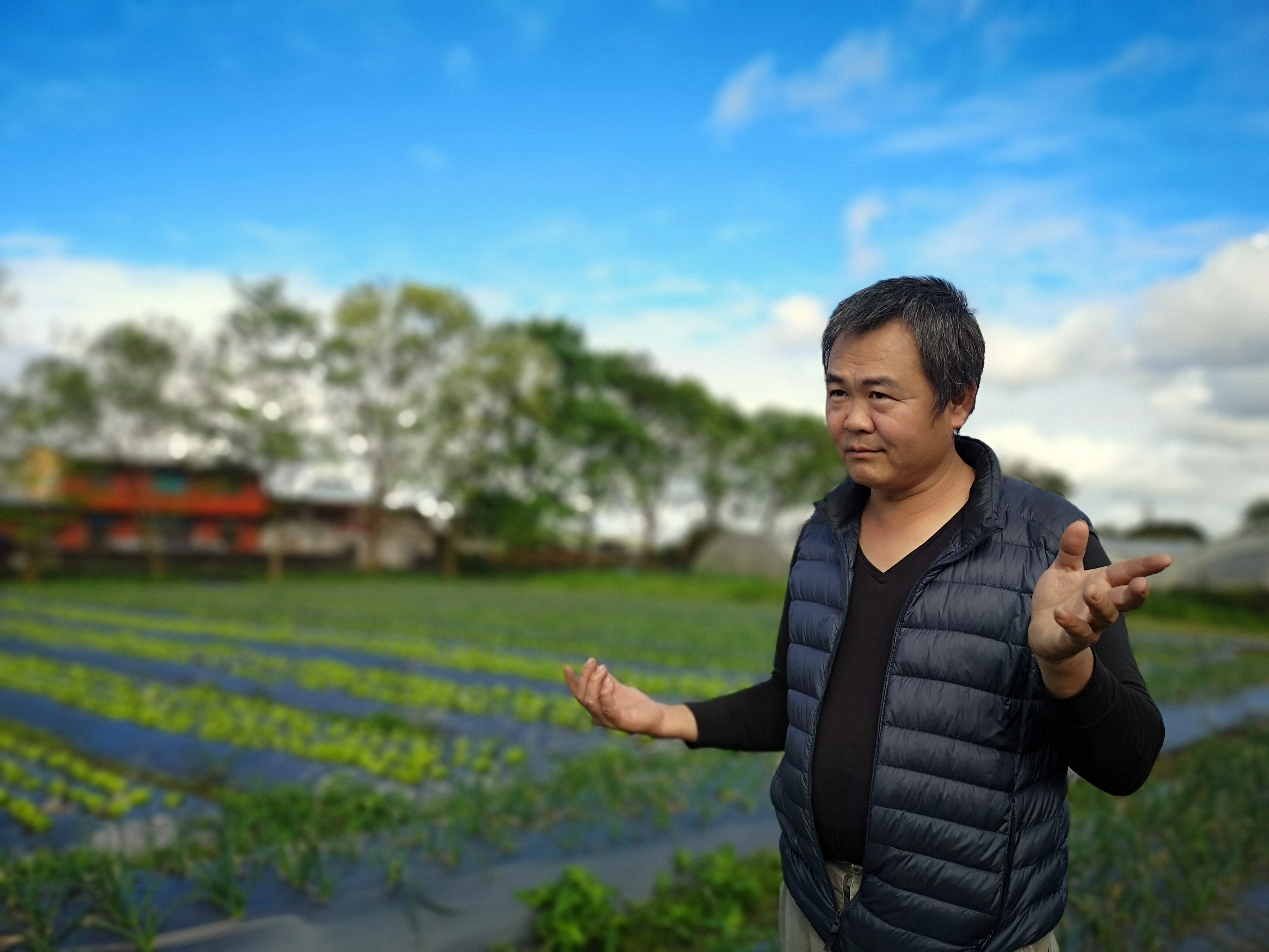 陳國鐘是最早參與有機種植的青農。