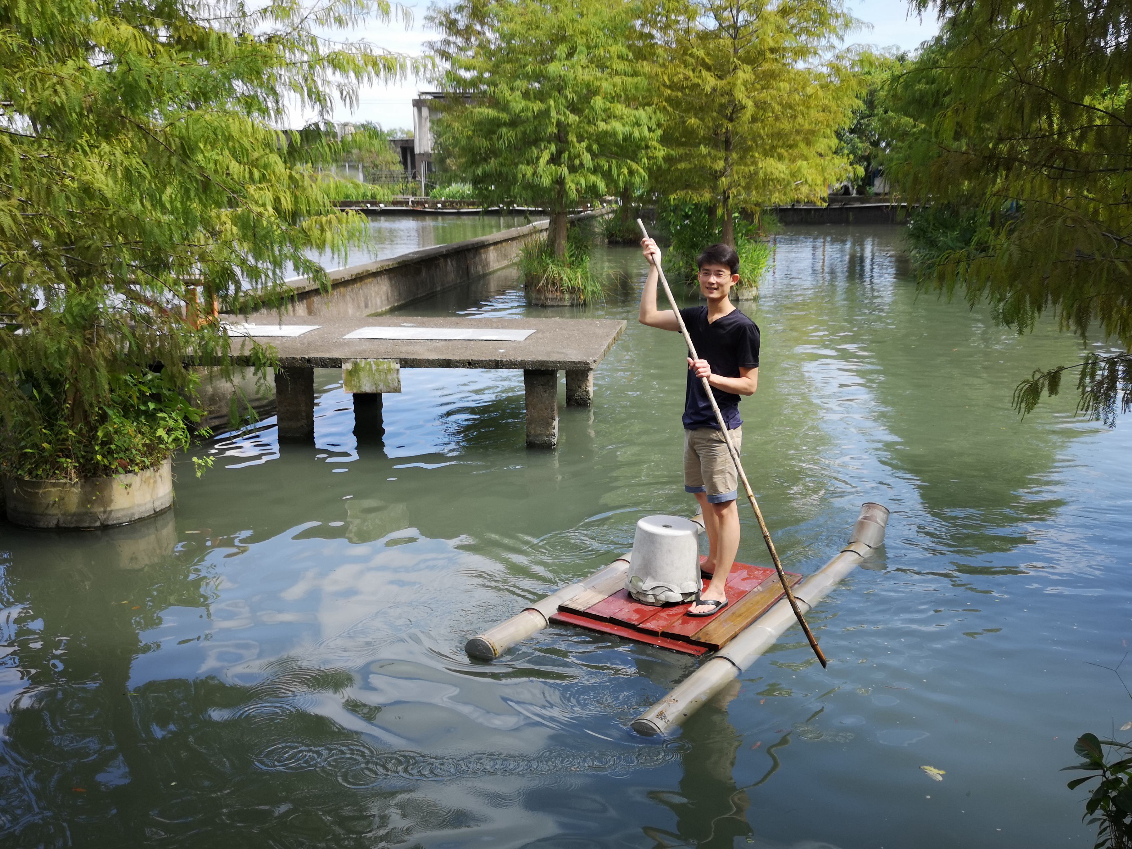 一年四季都可以玩竹筏。