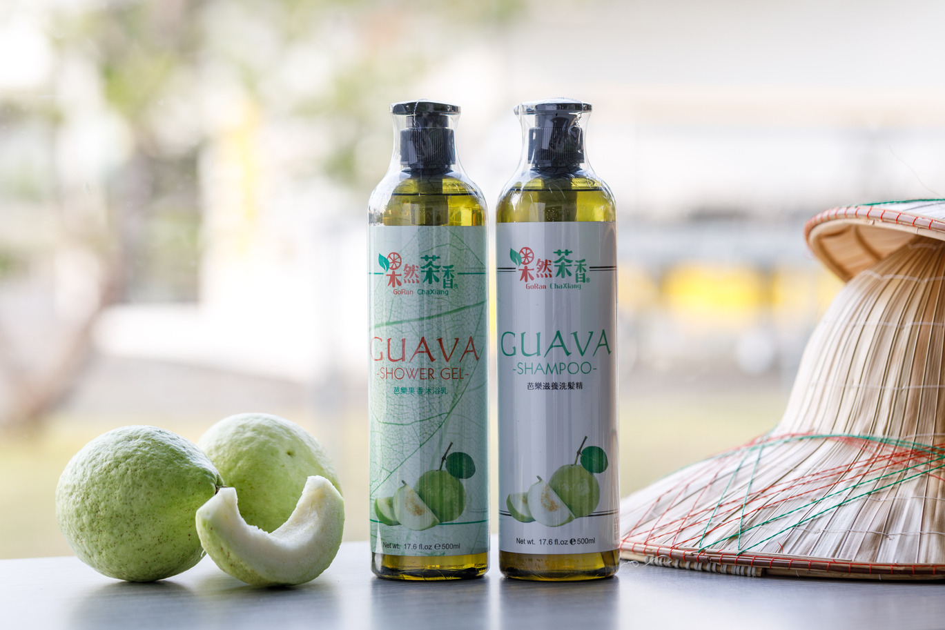萃取芭樂精華做成的沐浴用品，可以幫助緩解肌膚狀況。